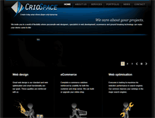 Tablet Screenshot of criospace.com